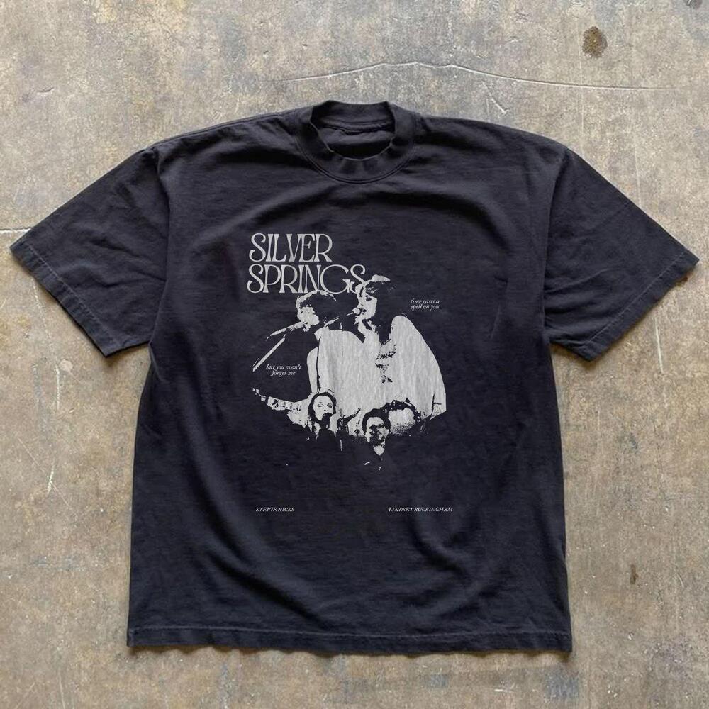 Style Fleetwood Mac Silver Springs Stevie Nicks Rock Band T-Shirt